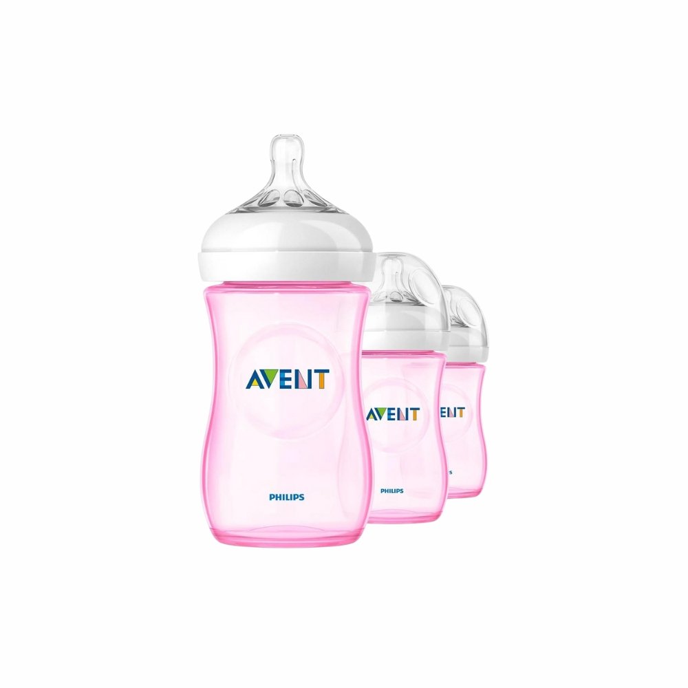 Shishe Plastike nga brendi Avent 260 ml, ngjyrë Rozë