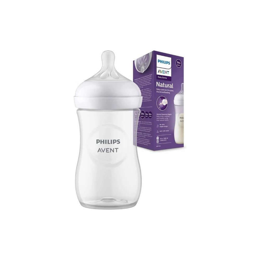 Shishe Plastike nga brendi Avent 260 ml, ngjyrë Transparente